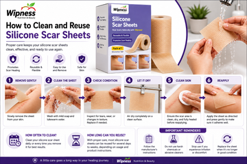 How to Clean and Reuse Silicone Scar Sheets