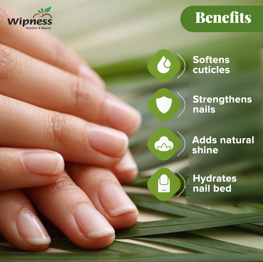 100% Natural Nail Repair Serum – Aloe Vera, Vitamin E & Neem Extract - Pack of 1 - 5 Ml