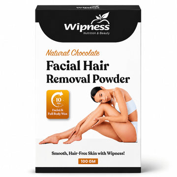 100% Natural Chocolate Facial Hair Removal Powder - 100GM