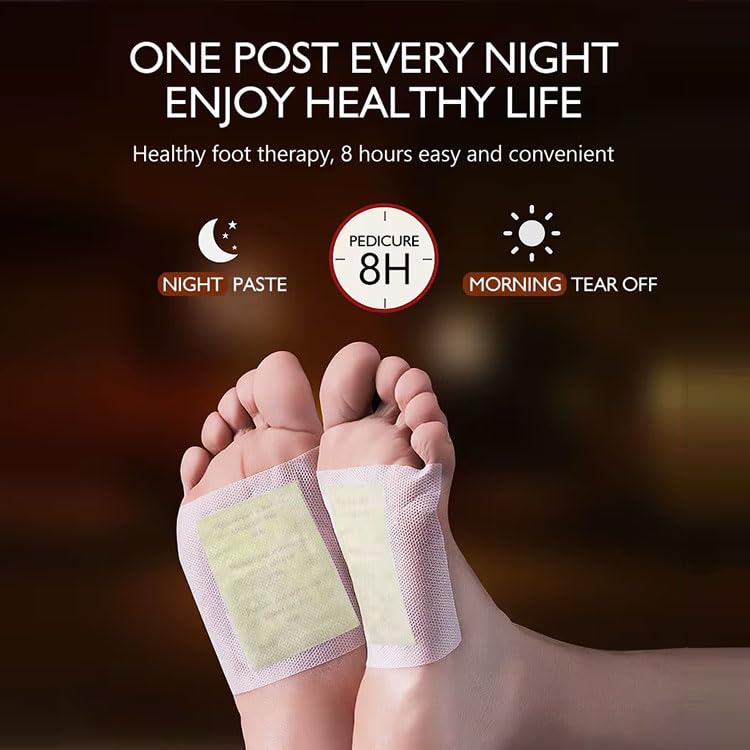 100% Natural Bee Venom Detox Foot Patches for Feet - Pack of 10