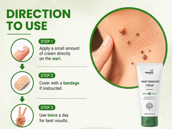 100% Natural Wart Removal Cream | Skin Tag & Massa Remover with Salicylic Acid 1.5% | For All Skin Types - Pack of 1 - 100GM