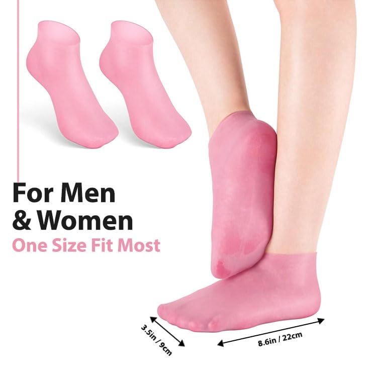 Wipness Gel Heel Reusable Socks – Cracked Heel Relief