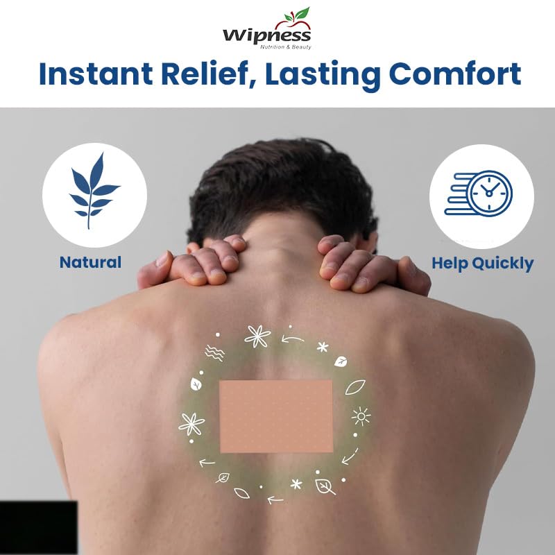 Wipness Natural Muscle & Joint Pain Relief Patches