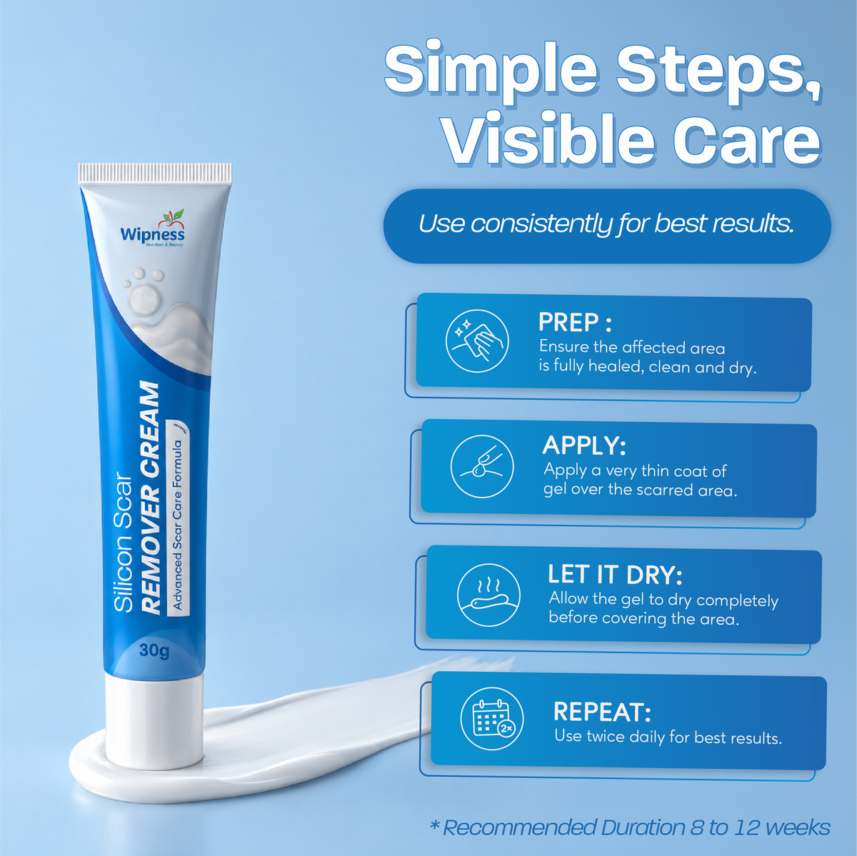 Silicone Scar Remover Gel Cream