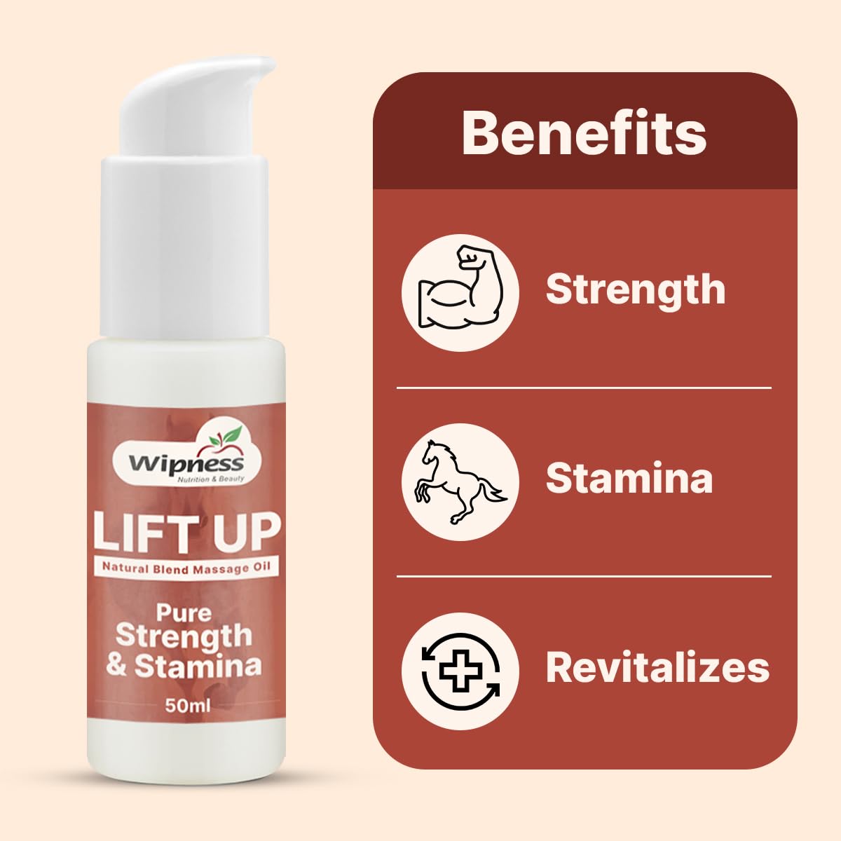 100% Natural Lift Up Oil for Men -50ML