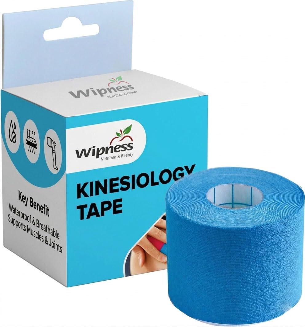 Wipness Kinesiology Tape – 5m Waterproof & Breathable Sports Tape