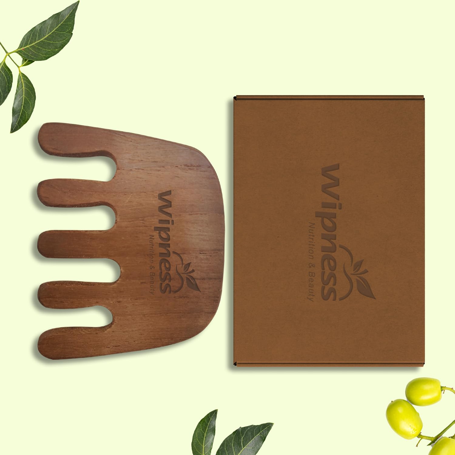 Neem Wooden Massager Comb - Pack of 1