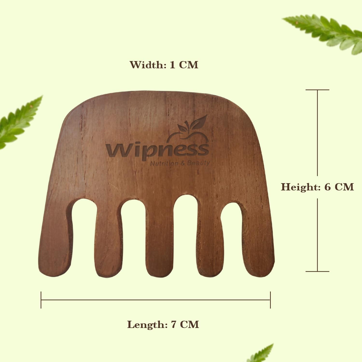 Neem Wooden Massager Comb - Pack of 1
