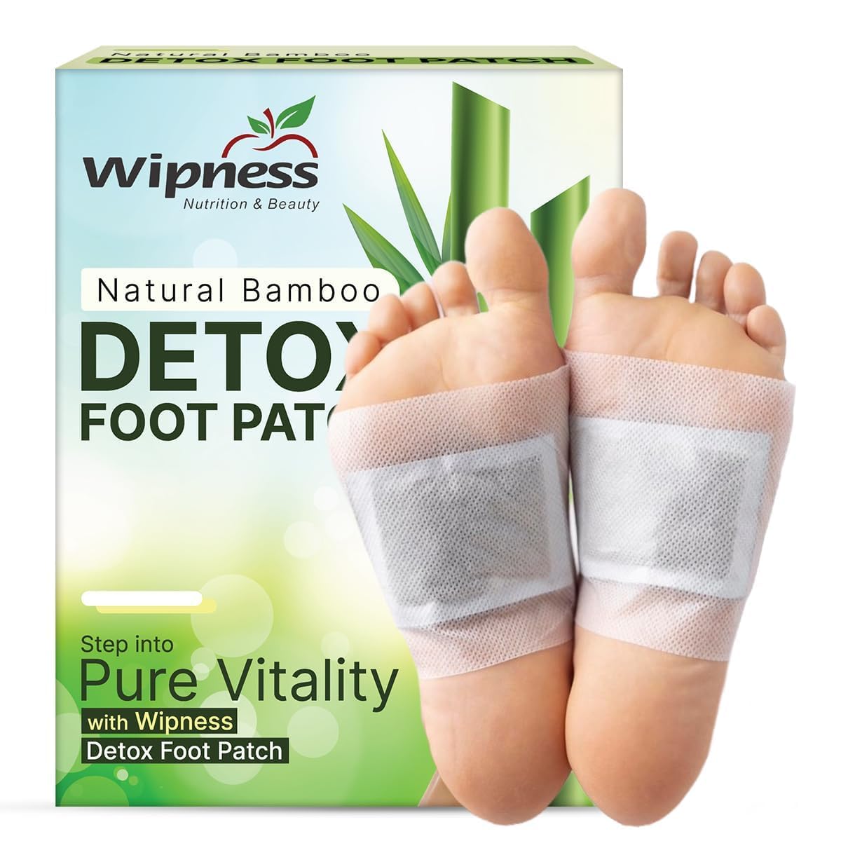 Wipness Natural Foot Detox Patches – Stress Relief & Sleep 10 Patches