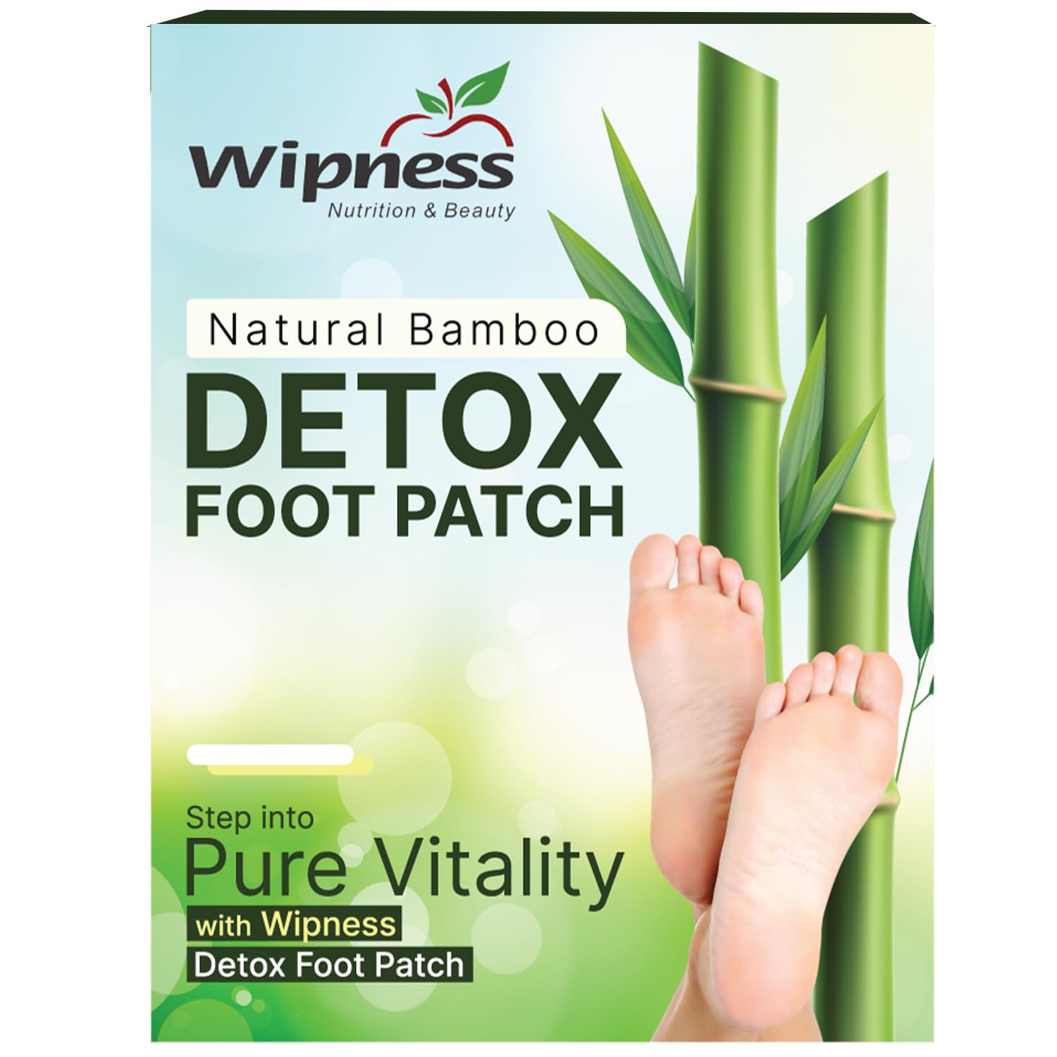Wipness Natural Foot Detox Patches – Stress Relief & Sleep 10 Patches