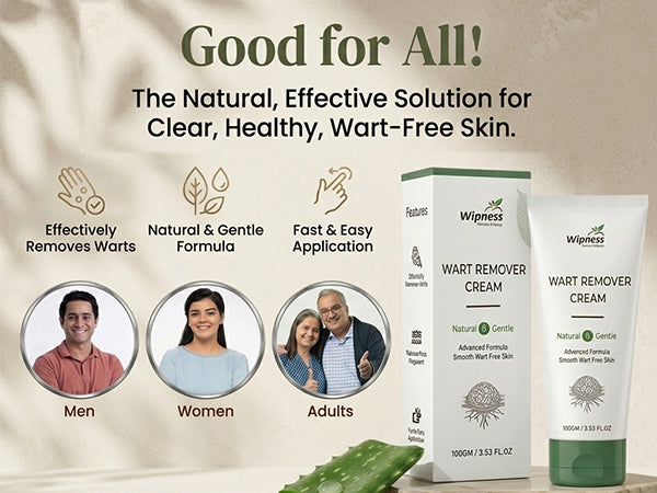 100% Natural Wart Removal Cream | Skin Tag & Massa Remover with Salicylic Acid 1.5% | For All Skin Types - Pack of 1 - 100GM