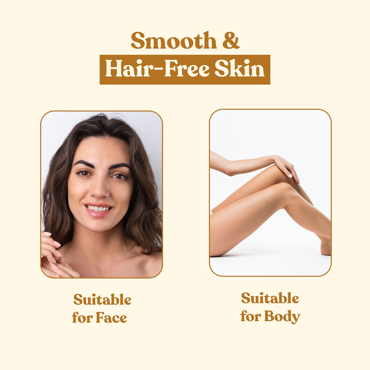 100% Natural Chocolate Facial Hair Removal Powder - 100GM