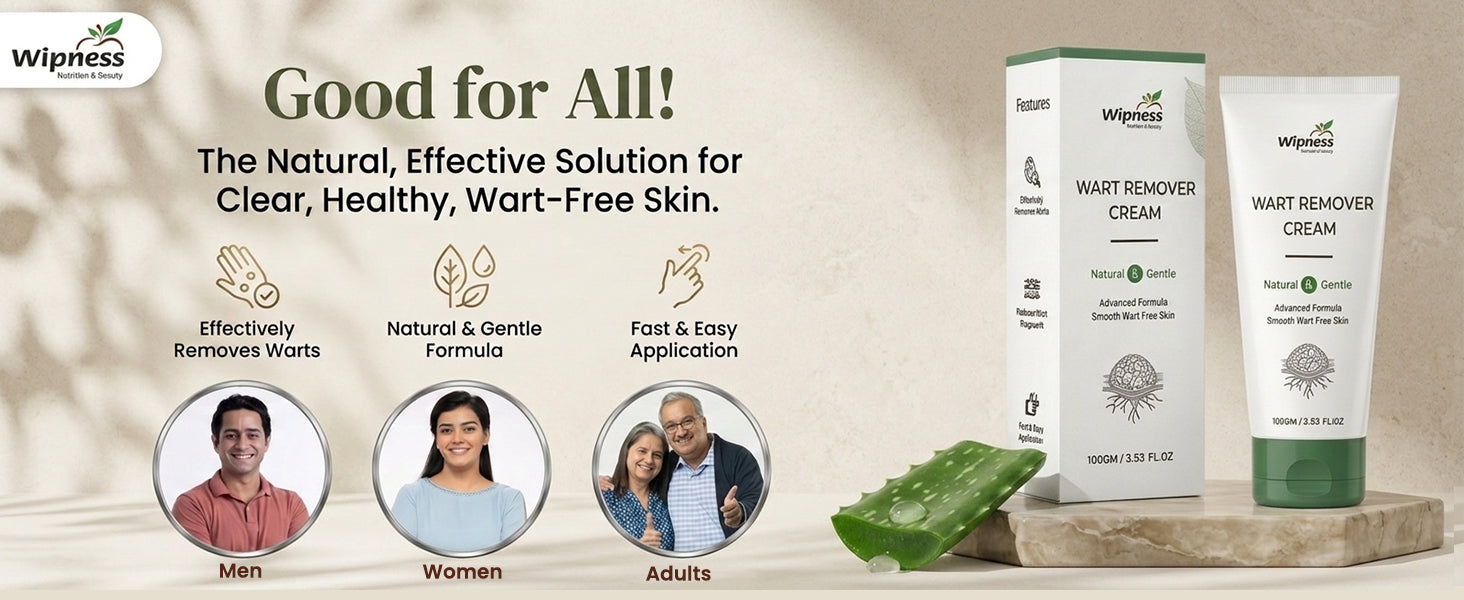 100% Natural Wart Removal Cream | Skin Tag & Massa Remover with Salicylic Acid 1.5% | For All Skin Types - Pack of 1 - 100GM