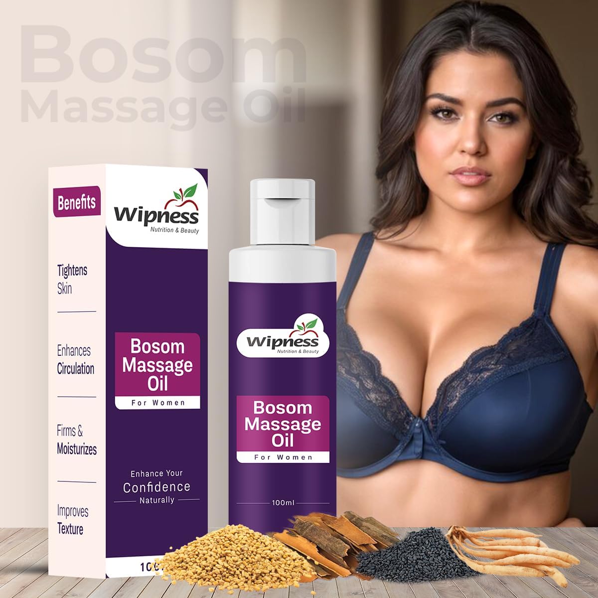 Wipness 100% Natural TOP UP Oil for Women