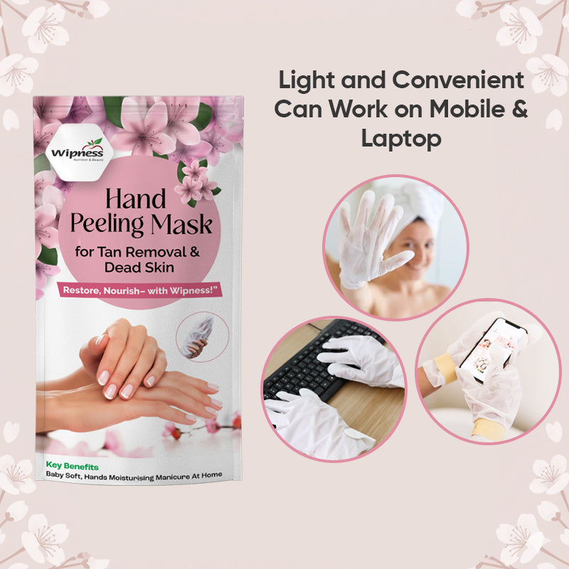 100% Natural Hand Peeling Mask for Men & Women - Pack of 1