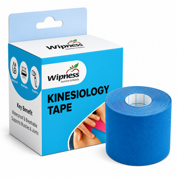 Wipness Kinesiology Tape  Waterproof & Breathable Sports Tape - Pack of 1 - 5Meter