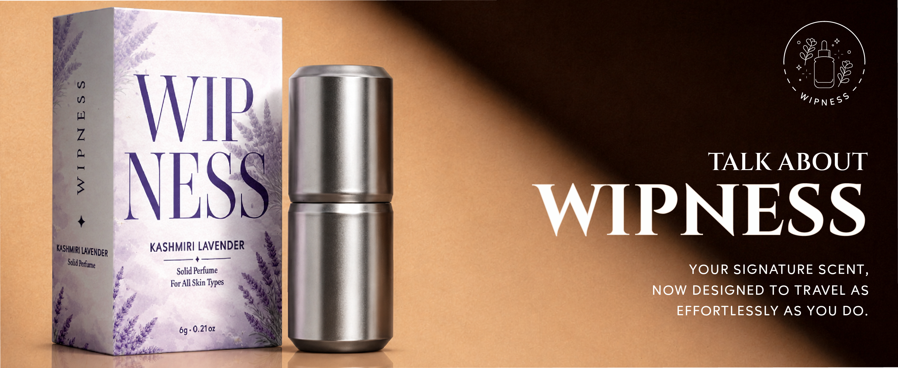 Wipness Kashmiri Lavender Solid Perfume – A Soothing Fragrance for Everyday Moments