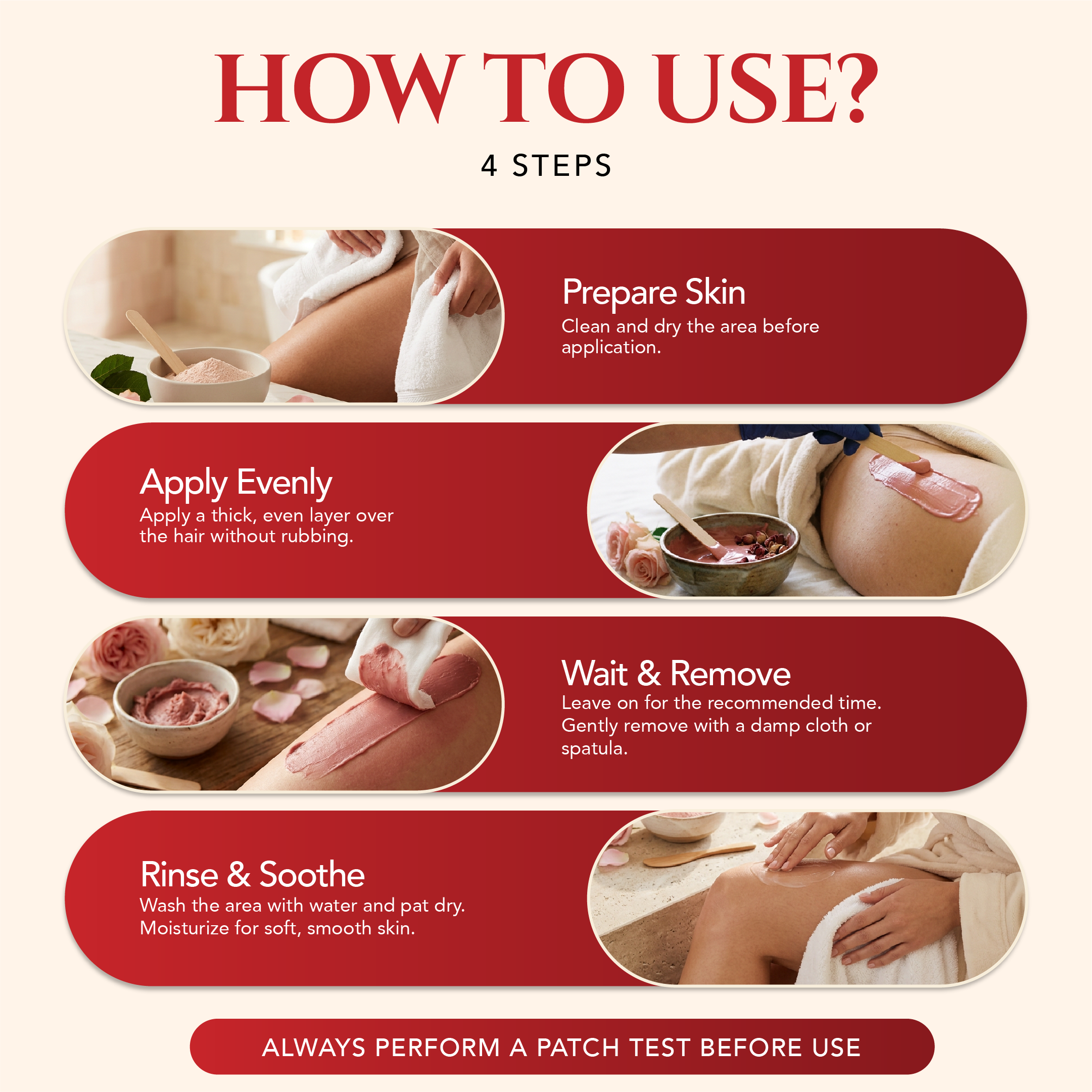 Natural Rose Bikini Wax Powder for Women (100GM)