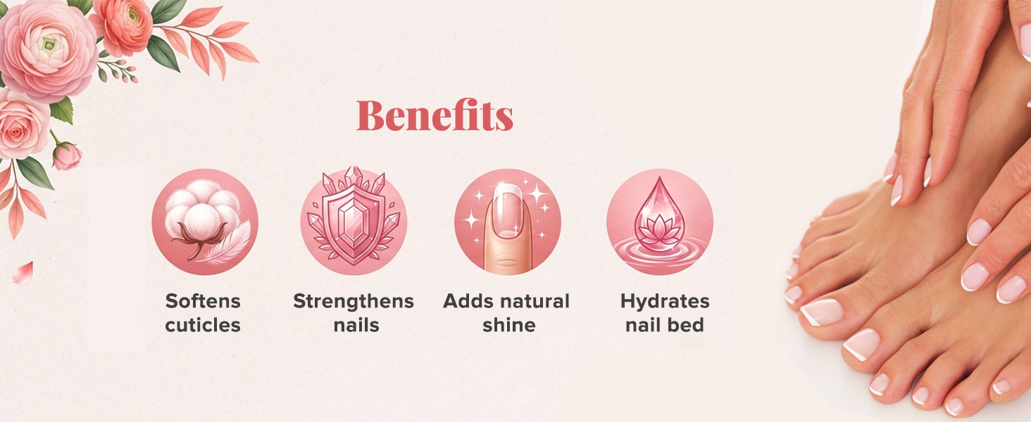 100% Natural Nail Repair Serum – Aloe Vera, Vitamin E & Neem Extract - Pack of 1 - 5 Ml