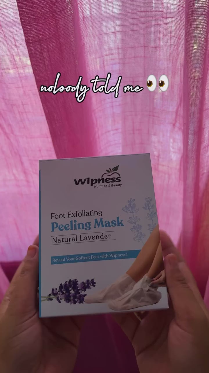 100% Natural Foot Peeling Mask Baby Soft Feet, Removes Dead Skin & Calluses