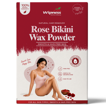 Natural Rose Bikini Wax Powder for Women (100GM)